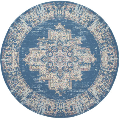 Tapis bleu Bo