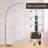 78.3" Led Arced Floor Lamp With Remote Control