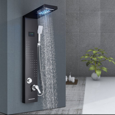 Tête de douche à panneau fixe 44,8 po