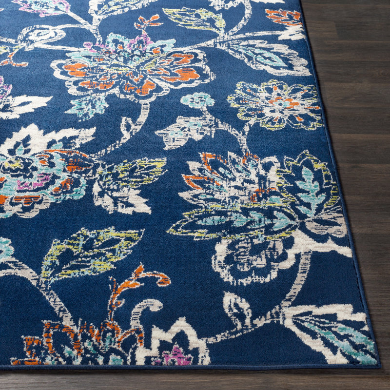 Ramsay Floral Indoor Rug, Rectangle 6'7" x 9'6"