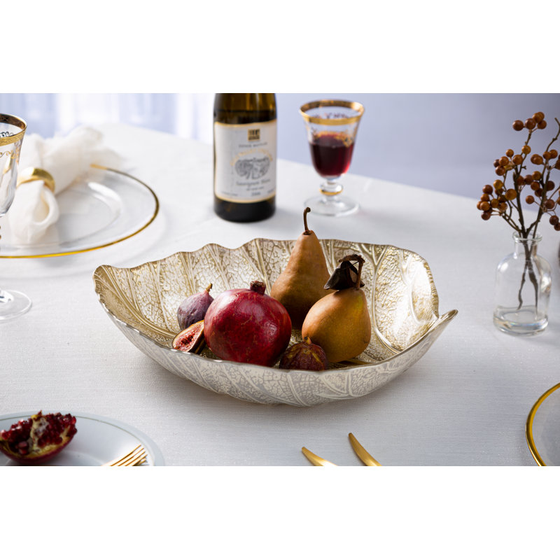 Plateau en forme de feuille Bazan