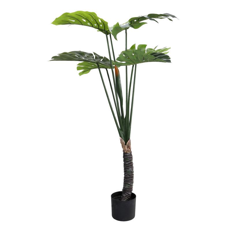 Arbres artificiels avec pot Monstera Deliciosa, H 47,2 po x l 23,6 po x P 23,6 po
