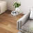 Clear acrylic waterfall coffee table with C-base open display space modern minimalist design