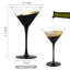 4 Piece 237ml Martini Glass Set