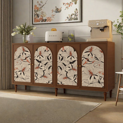Buffet décoratif en bois multifonctionnel