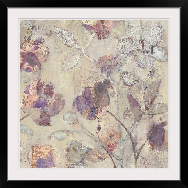 « ii »» albena hristova,, reproduction d’art Silver Delight, Cadre noir, H 24 po x l 24 po x P 1 po