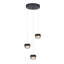 Luminaire suspendu grappe 3 lumières DEL Jeaneen