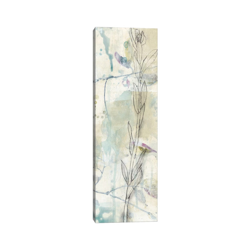Contour Stem II by Jennifer Goldberger - Wrapped Canvas Panoramic Painting, 30.48 cm H x 91.44 cm W x 1.91 cm D