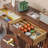 Classic solid wood storage shoe cabinet