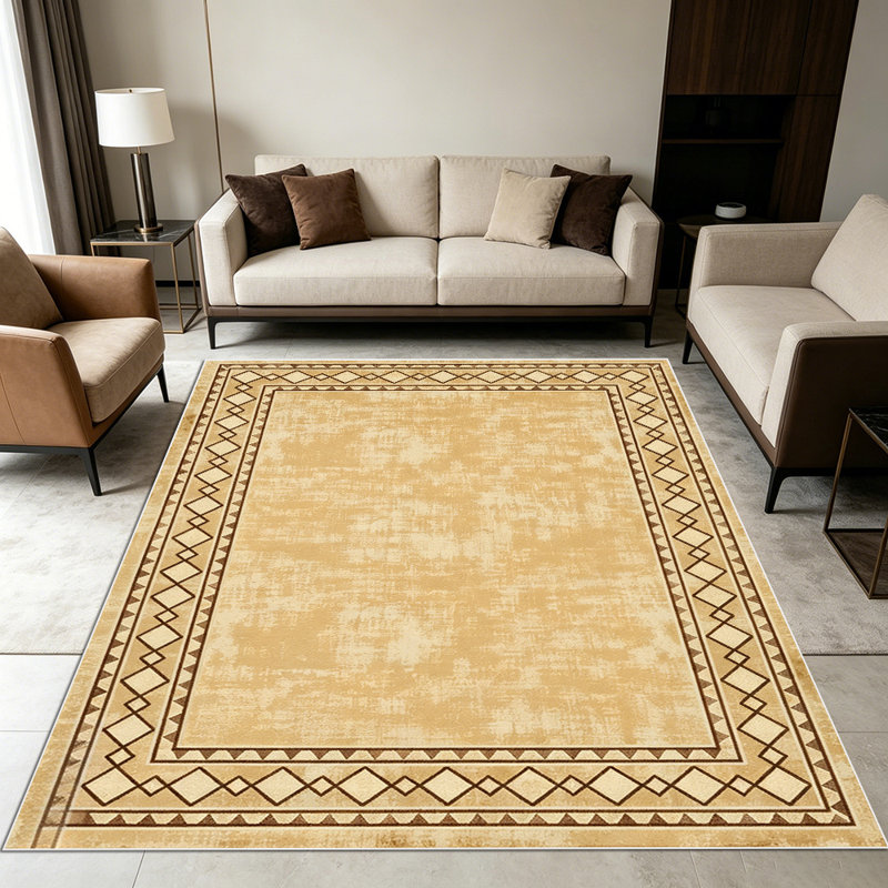 1PC Vintage Persian Traditional Floral Paisley area rugs for Living Room, Soft and Comfortable, Suitable for all seasons, easy-to-maintain, machine washable Indoor floor mat, Under Table Farmhouse suitable for dining room, bedroom, kitchen.