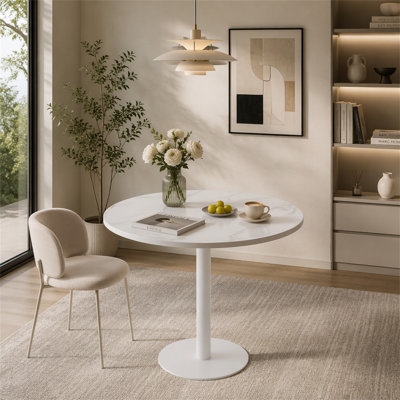 31.5" Round Modern Tulip Dining Table