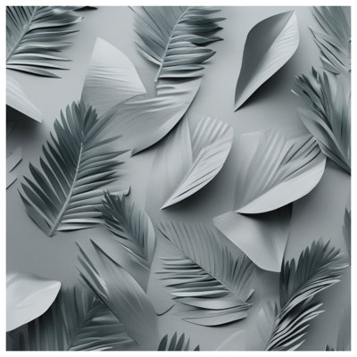 Couvertures à motifs de feuilles monochromes