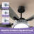  Smart 52'' Modern Ceiling Fan With Lights-535596901-535596899
