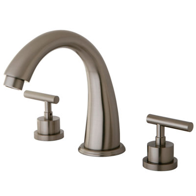 Manhattan Double Handle Deck Mounted Roman Tub Faucet Trim