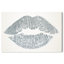 " Fashion And Glam Solid Kiss Silver Lips "-20689945-67049475