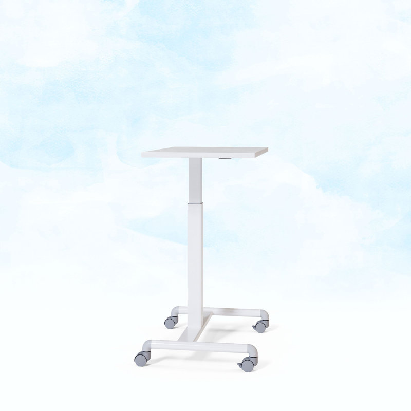 Table-plateau pneumatique Keesa, Blanc