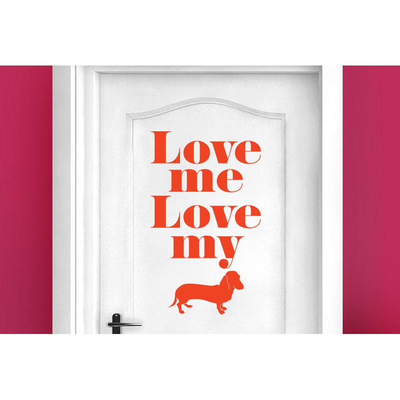 Animals Wall Decal, Orange
