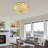 Harpa Glass Flush Mount