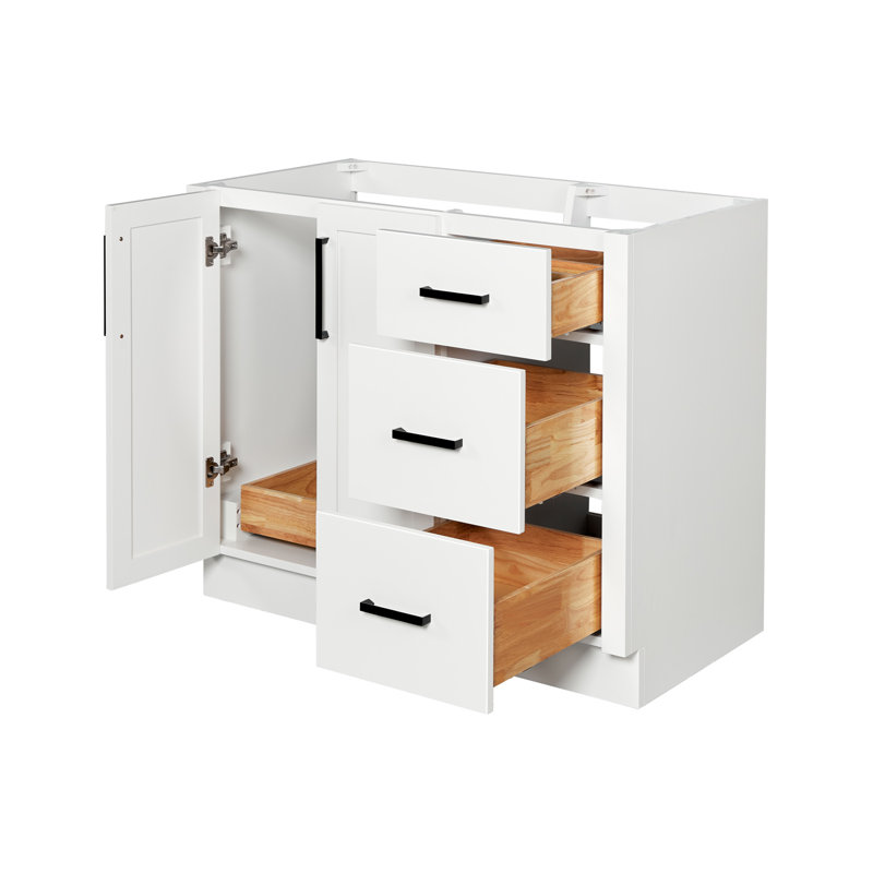  Base de meuble-lavabo simple 42 po Loren, Blanc