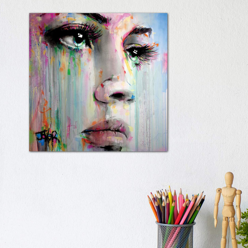 Home by Loui Jover - Wrapped Canvas Painting, 30.48 cm H x 30.48 cm W