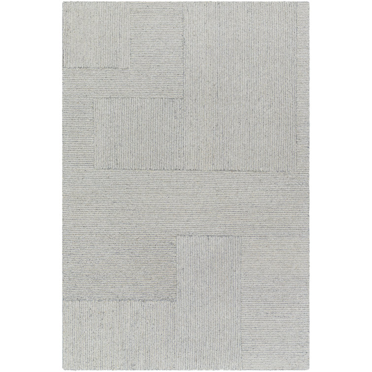 Tapis rectangulaire en laine Elmina