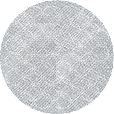 Tapis gris à motif géométrique Kight