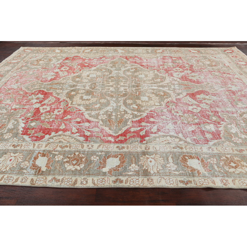 Tapis en laine 10 pi 1 po x 13 pi 5 po 1900 noué la à la main one-of-to-kind