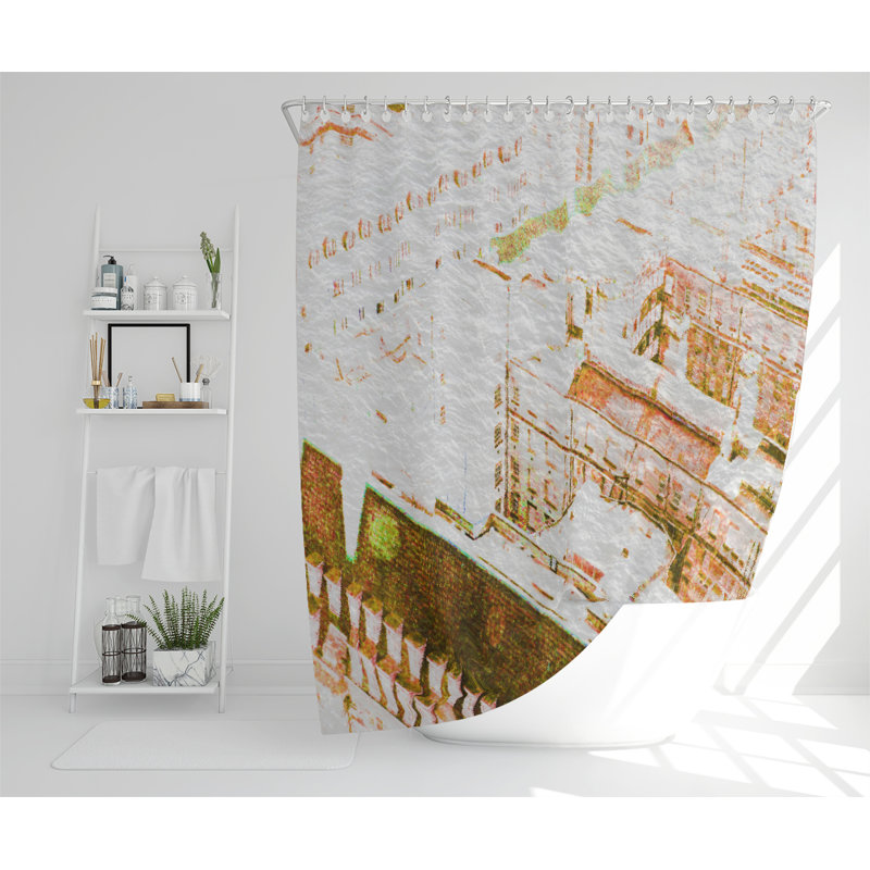 Dilyan Polyester Shower Curtain Set