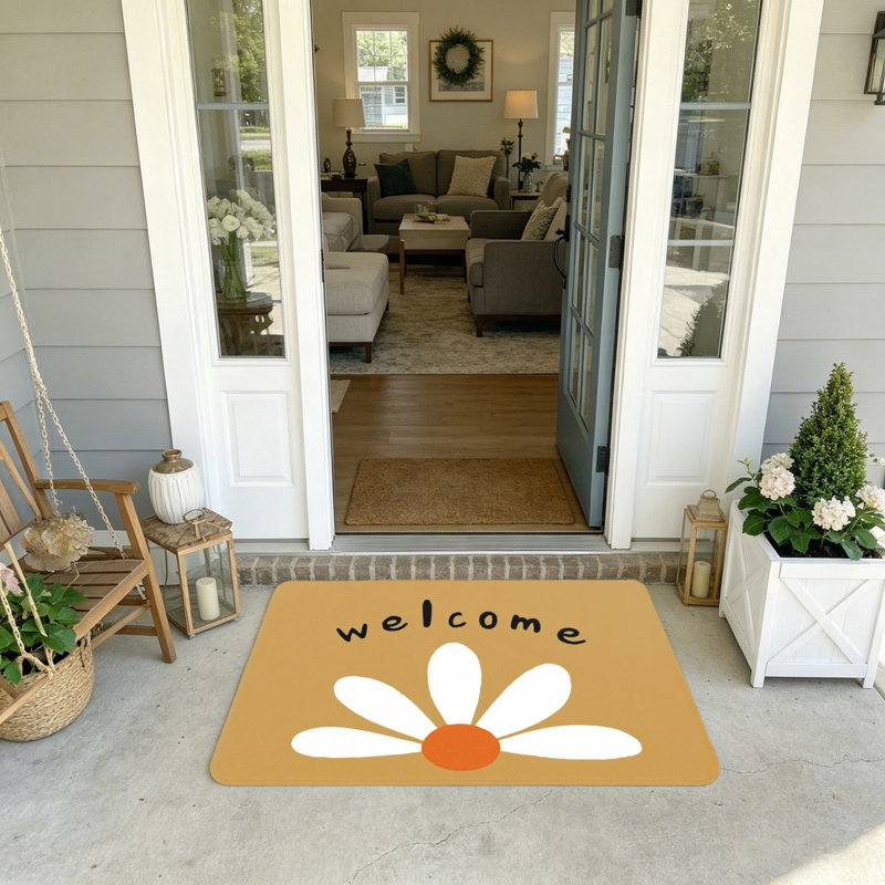 Paillasson Daisy Welcome