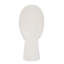Cycladic Head, Sculpture, Oval, White Stone