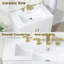 Ensemble de meuble-lavabo simple 30 po blanc moderne