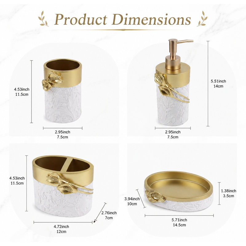 Bathroom Accessories Set