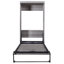 Armoire pour lit simple, gris