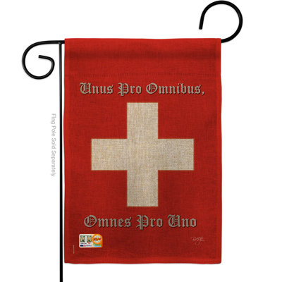 Double Sided 18.5'' H x 13'' W Burlap Garden Flag