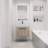 24 " Modern Design Float Bathroom Vanity With Ceramic Basin Set