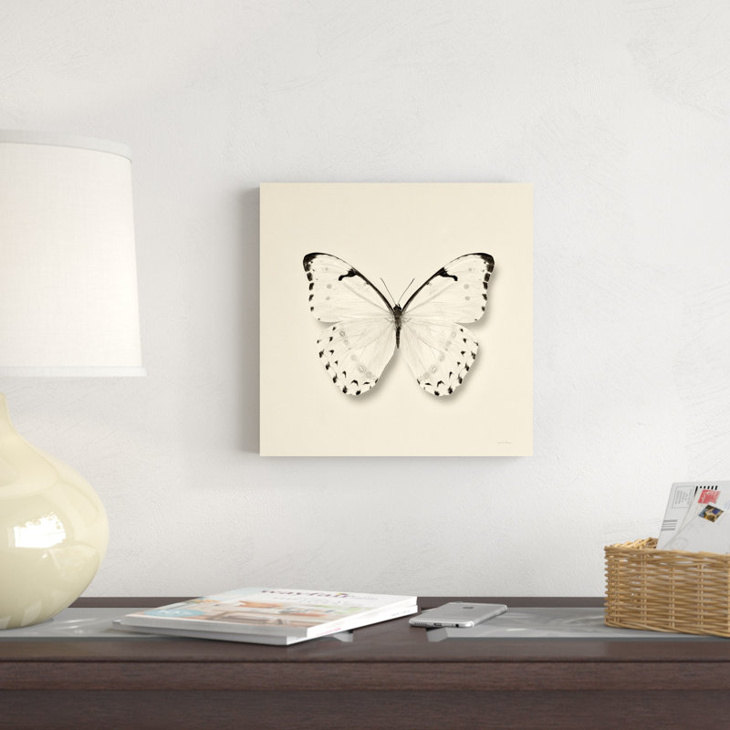 Papillon II BW, H 12 po x l 12 po x P 1,25 po