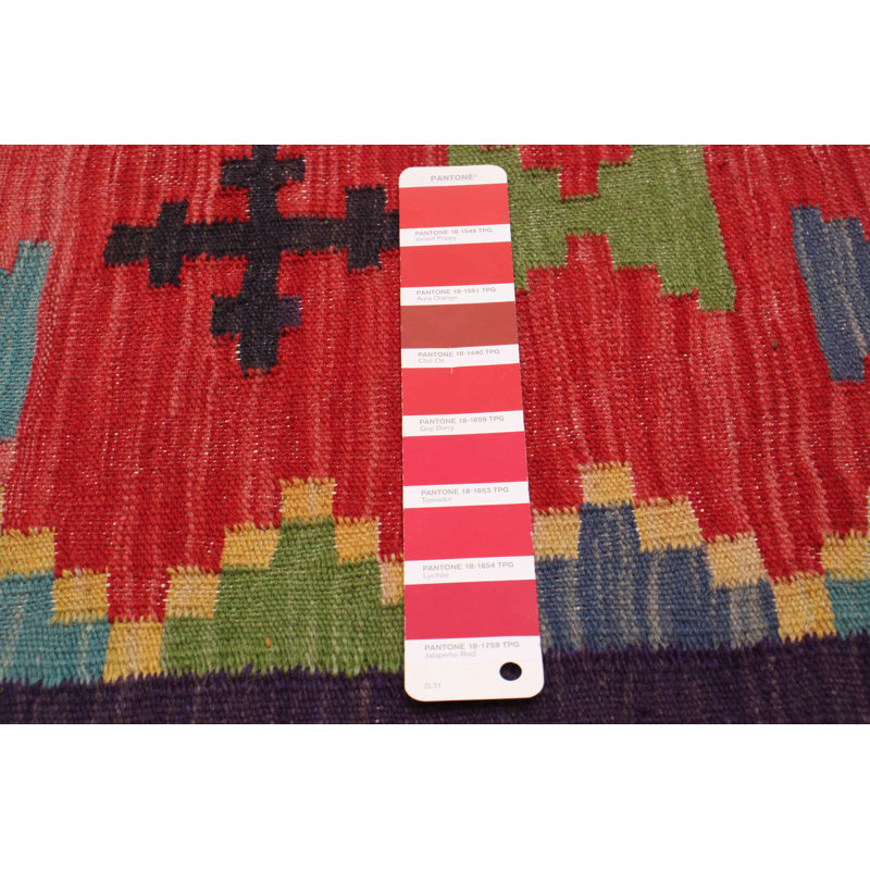 Tapis unique rouge 4 pi 10 po x 6 pi 4 po One-of-a-Kind