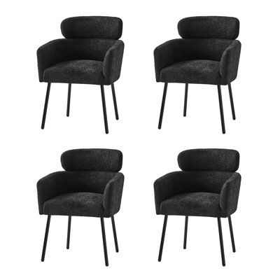 Turgeon Boucle Dining Chair with Adjustment Feet