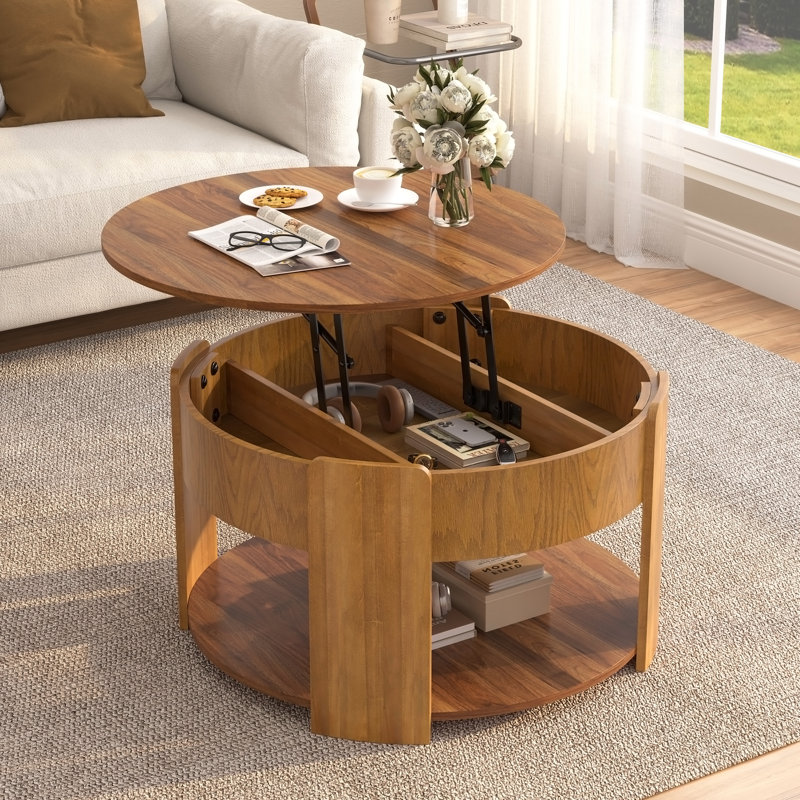 Table basse Farmhouse, Brun