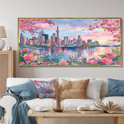 Touchet - City Toronto, impression d'art mural