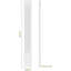 Pilastre surélevé en PVC TruCruft (la paire)-45372947-43049823-43049828