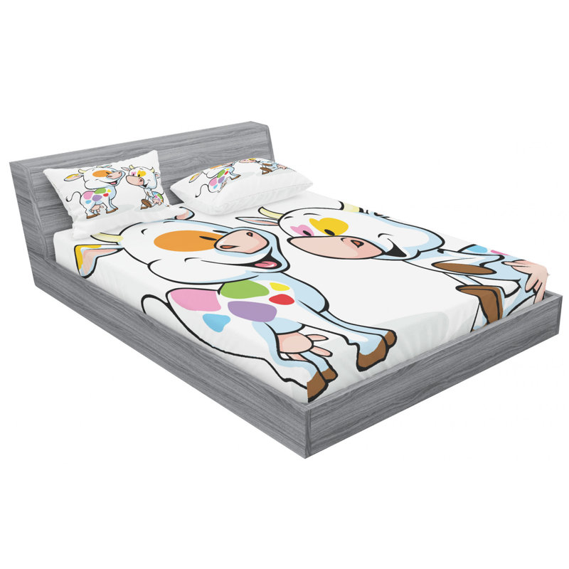 Microfiber Sheet Set, Queen Sheet Set + Fitted Sheet + 2 Pillowcases