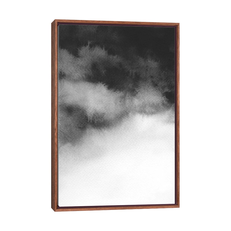 Overcast by Melissa Selmin - Painting on Canvas, Classic Brown Wood Framed, 66.04 cm H x 45.72 cm W