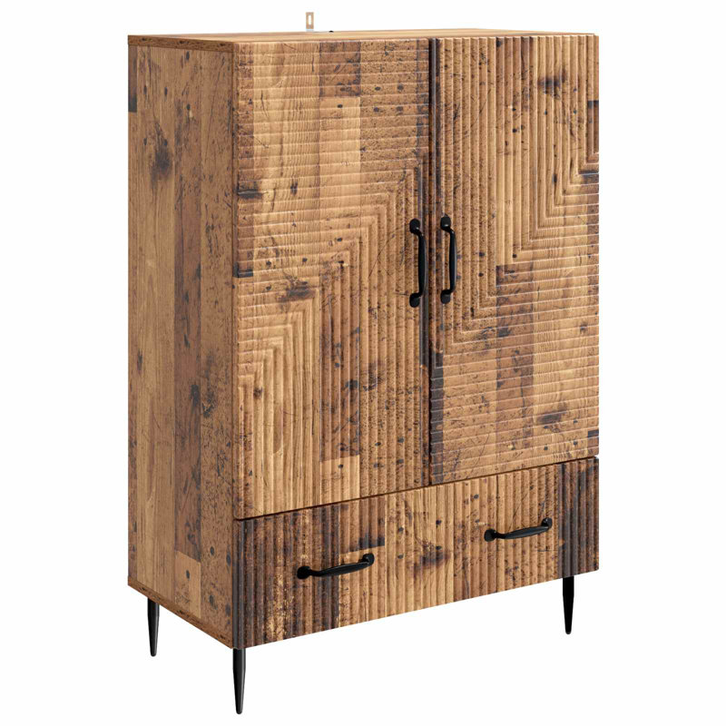 66 cm W Sideboard, Old Wood