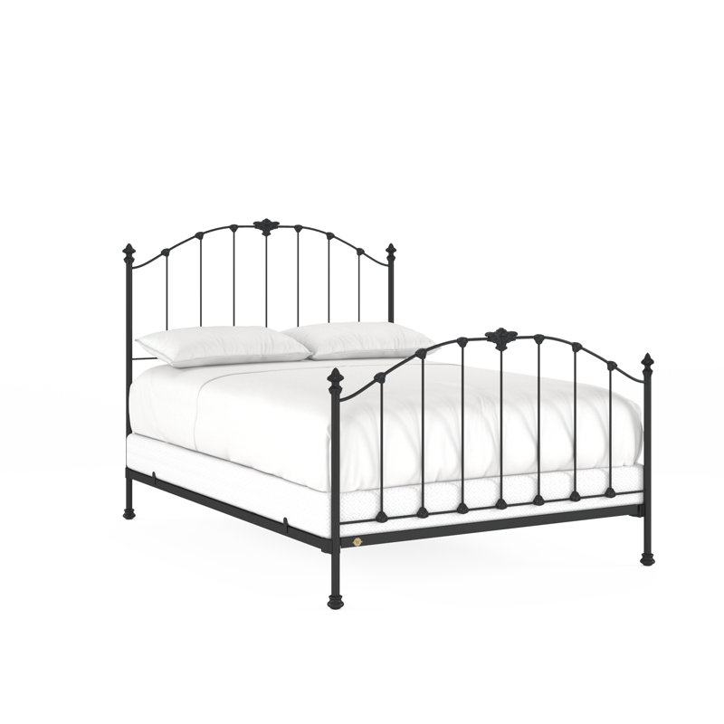 171 Country French Bed | Complete Standard, Queen, Gunmetal
