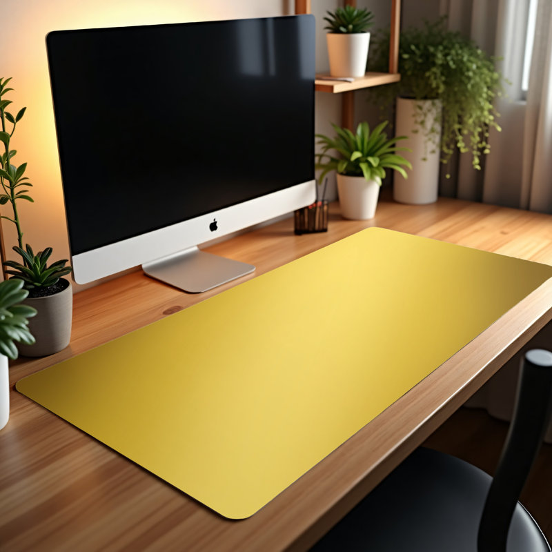 Polyester Desk Pad, 14.4x12.1