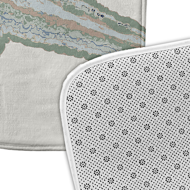 Tapis de bain Beach, L 17 po x L 24 po, Vert