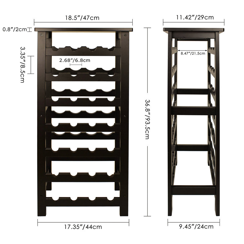 Jenai Wine Bottle Rack, Brown