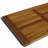 22" Natural Teak Non Slip Bath Mat