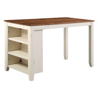 Matthea 60" Hardwood Solid Wood Four Leg Dining Table by 17 Stories